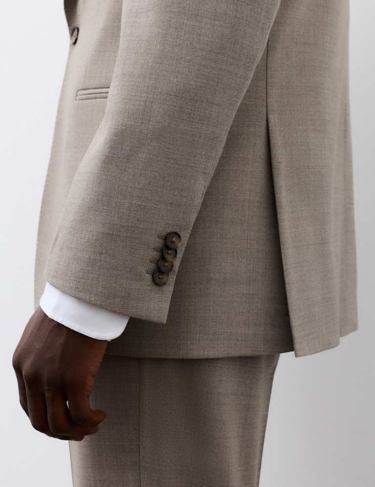 2 Piece Tailored Fit Wool Blend Suit 3 of 6