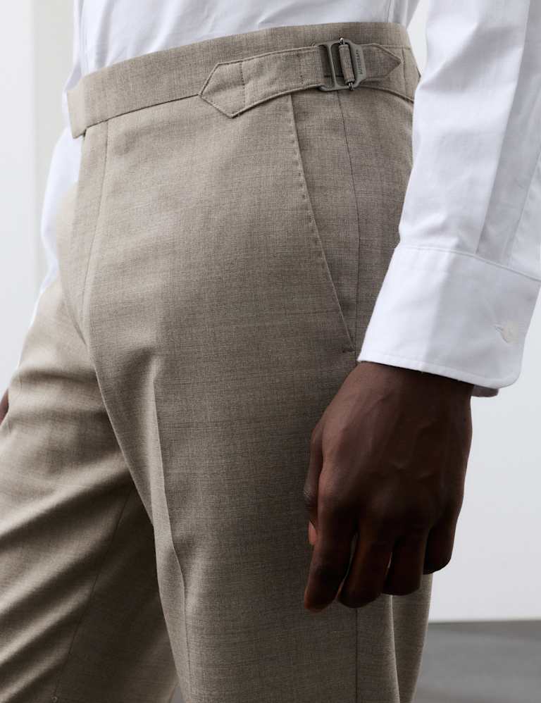 2 Piece Tailored Fit Wool Blend Suit 4 of 6