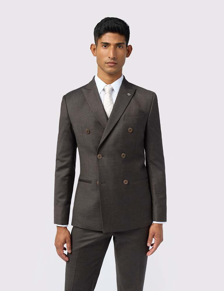 Slim Fit Wool Rich Flannel Suit 2 of 7