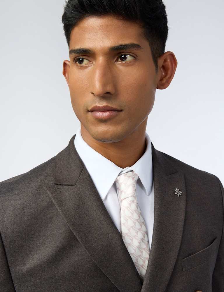 Slim Fit Wool Rich Flannel Suit 6 of 7