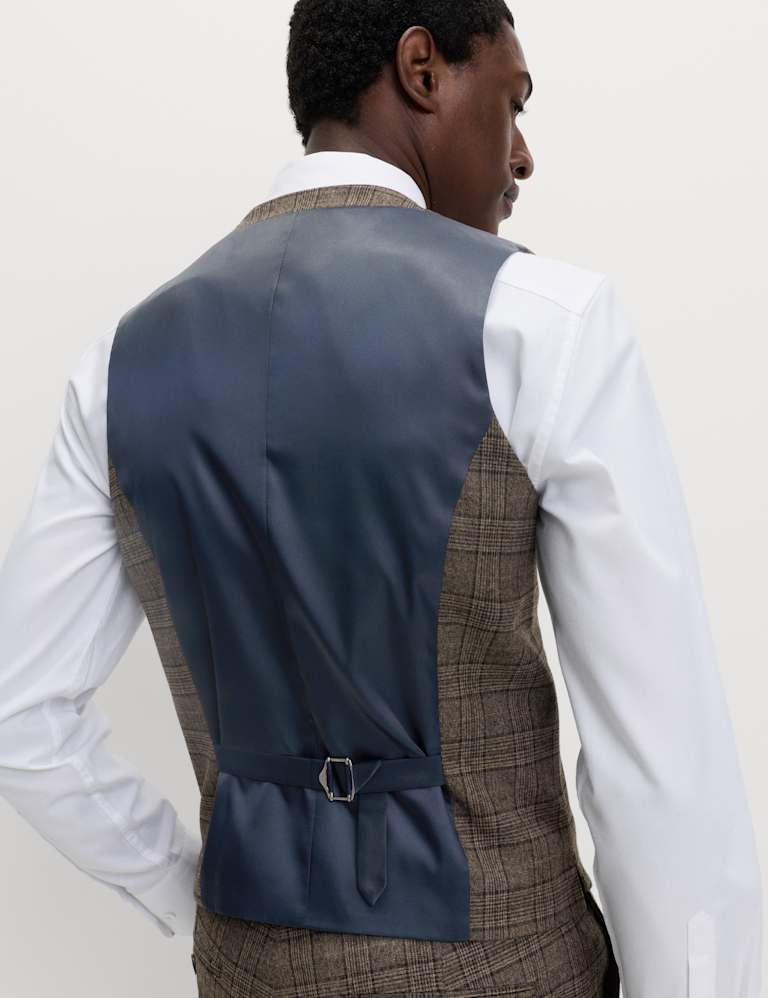 Slim Fit Check Suit 4 of 6