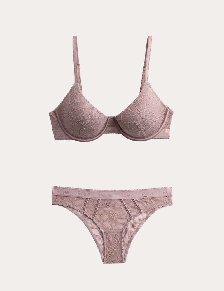 LaceWear Wired Demi Cup Bra Set A-E 2 of 6