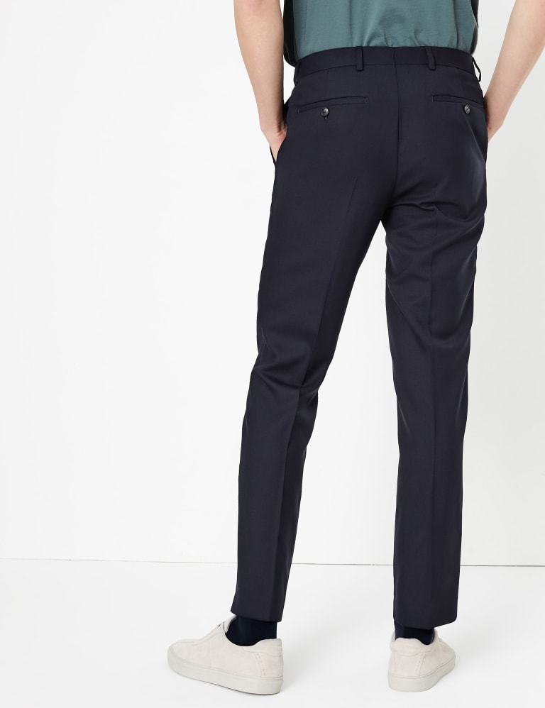 Big & Tall Navy Regular Fit Wool Suit 5 of 8