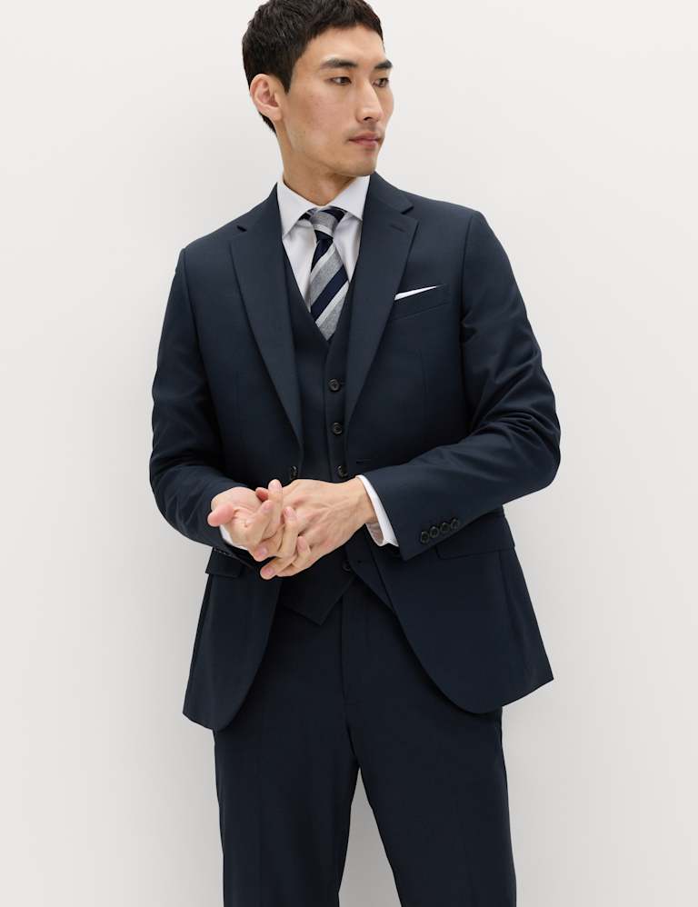 3 Piece Slim Fit Stretch Suit 1 of 6