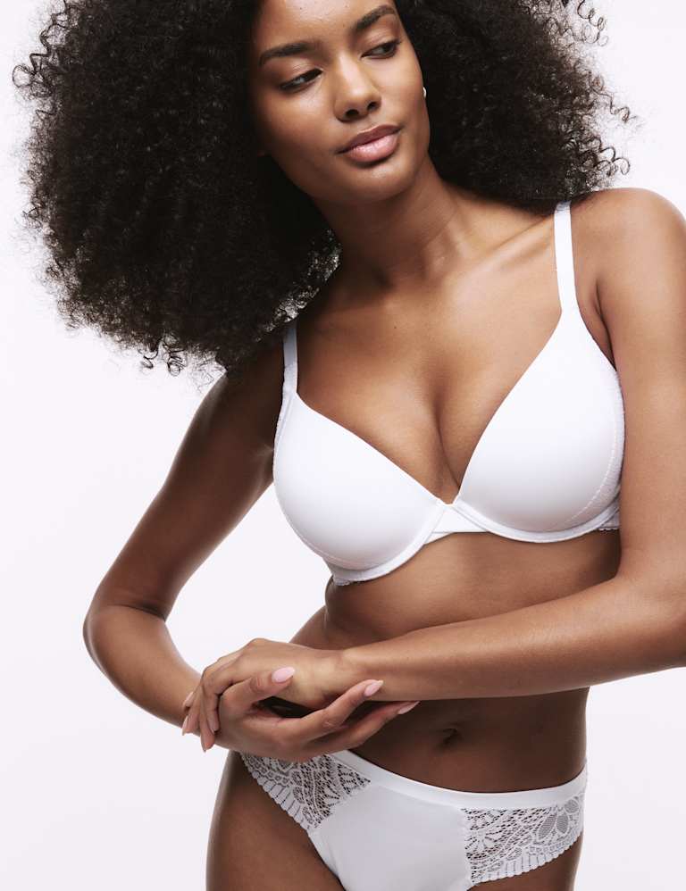 Body Soft™ Wired Plunge T-Shirt Bra Set A-E 3 of 6