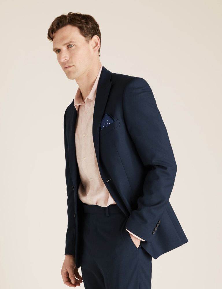 Tailored Fit 3 Piece Suit with Stretch 4 of 8