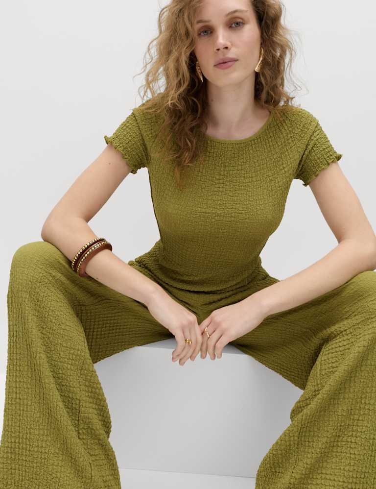 Textured Top & Trouser Set 1 of 6