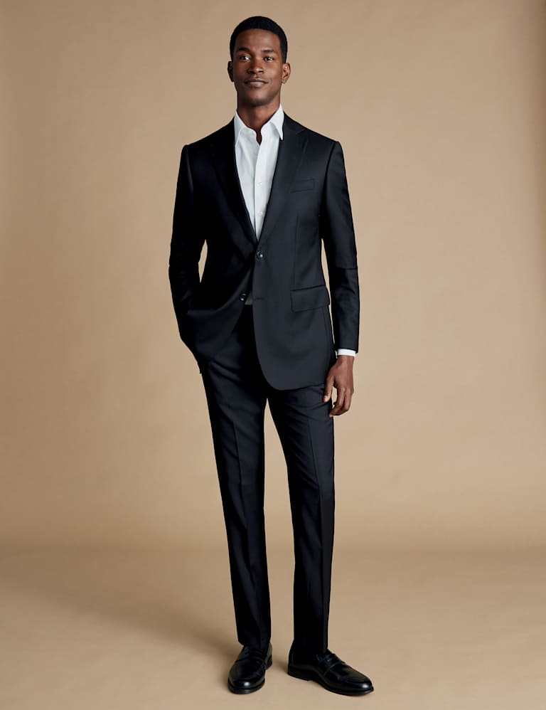 Regular Fit Pure Wool Stretch Suit 1 of 6