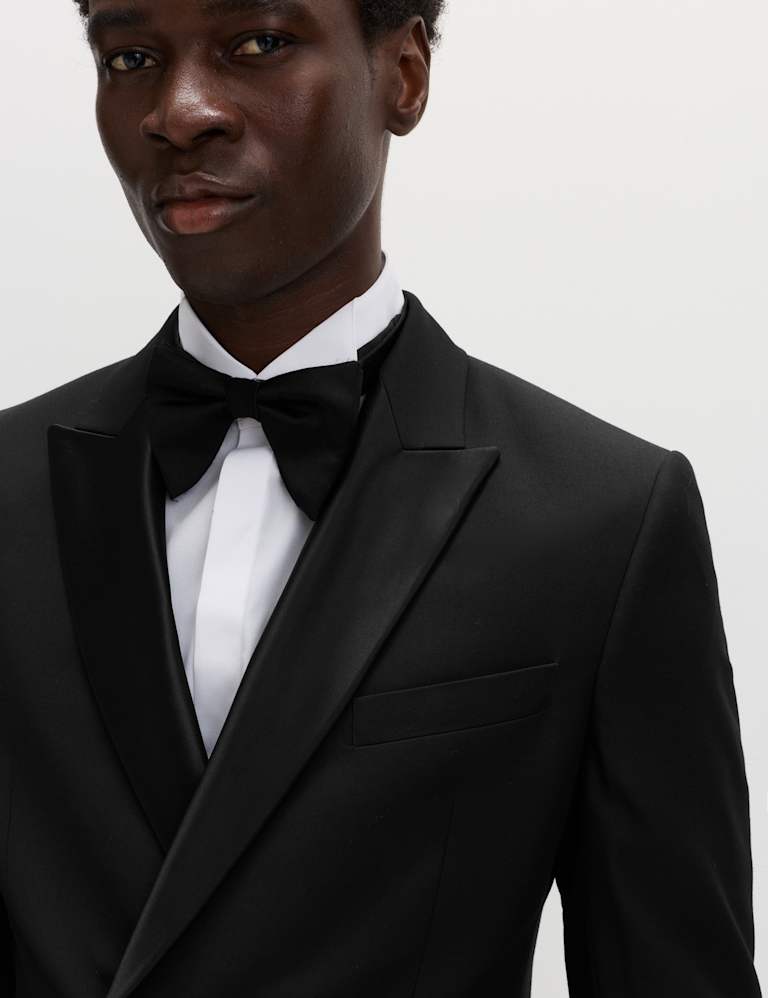3 Piece Slim Fit Double Breasted Tuxedo Suit 4 of 6