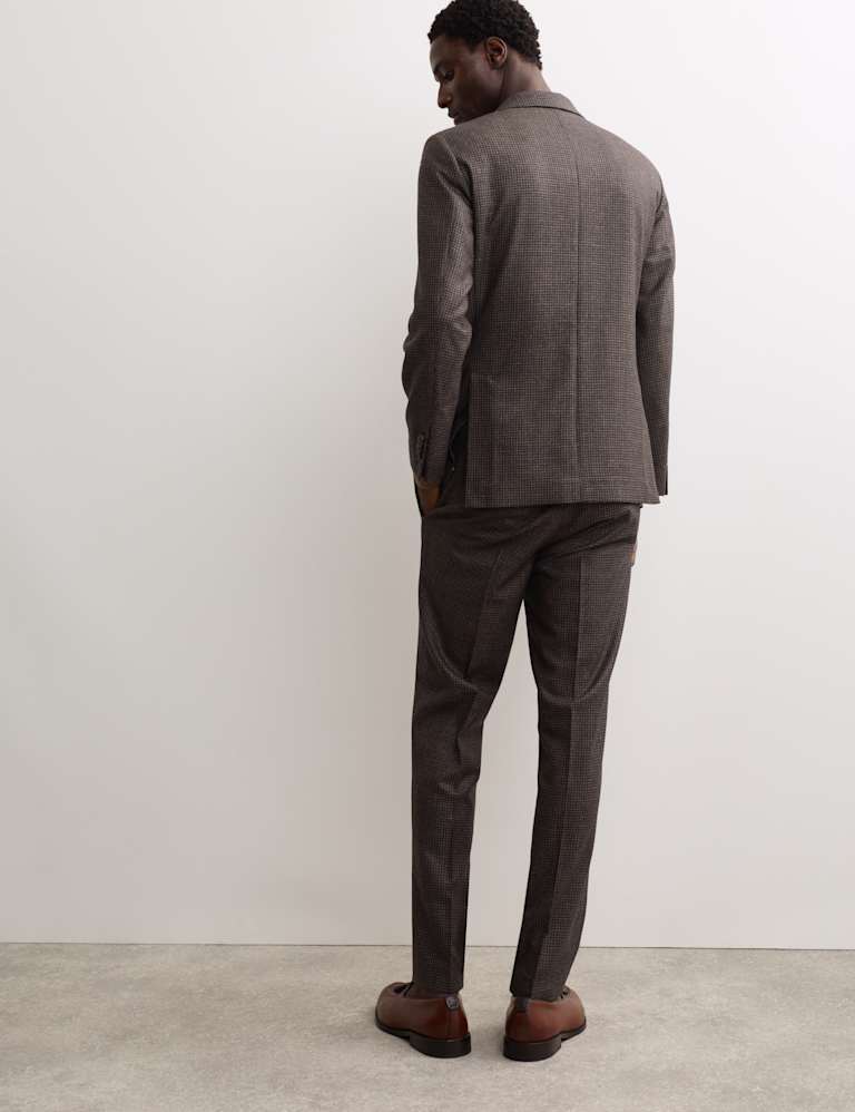 2 Piece Houndstooth Double Breasted Suit 3 of 6
