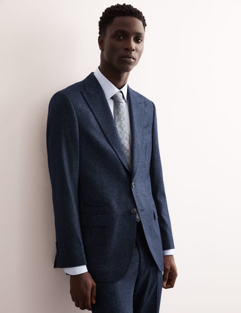 2 Piece Tailored Fit Italian Wool Suit 2 of 5