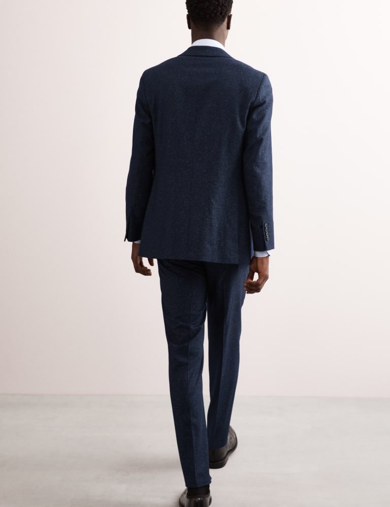 2 Piece Tailored Fit Italian Wool Suit 3 of 5