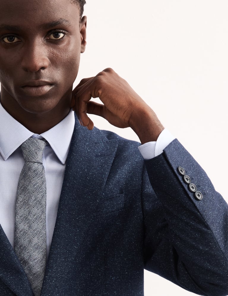 2 Piece Tailored Fit Italian Wool Suit 4 of 5