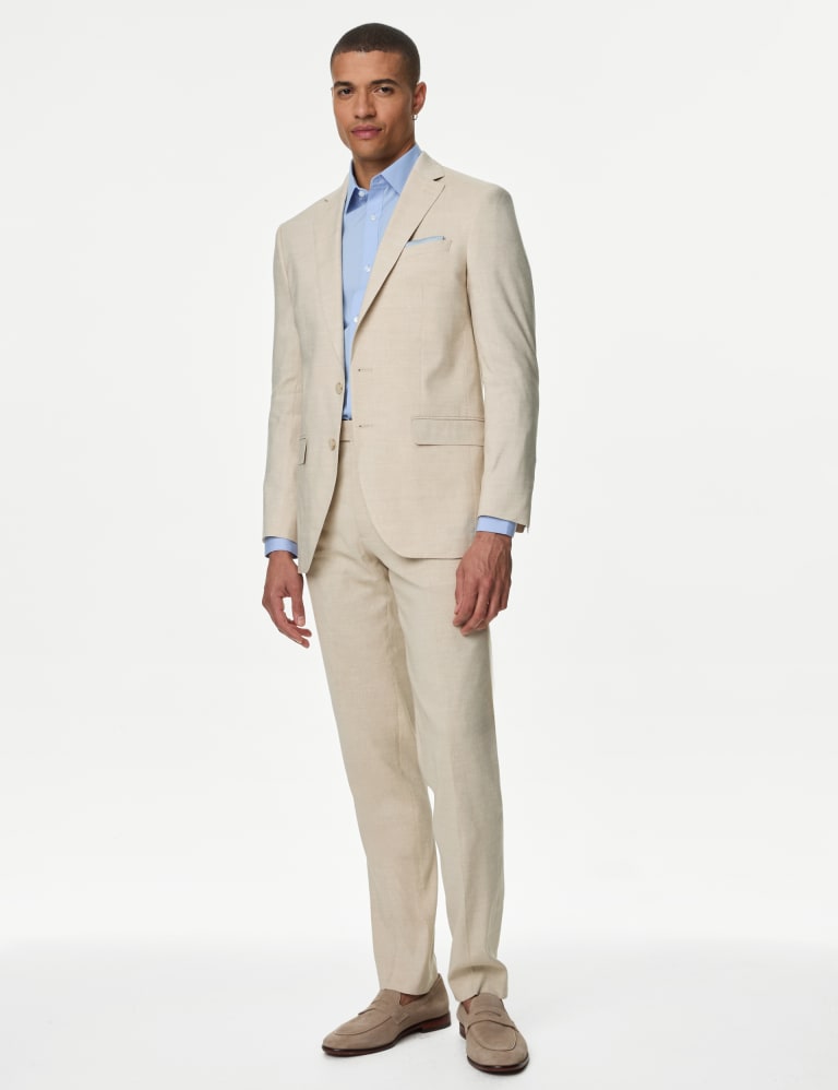 Tailored Fit Italian Linen Miracle™ Suit 1 of 5
