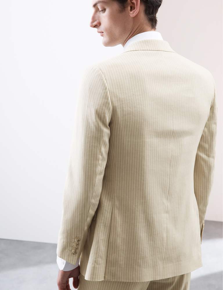 Tailored Fit Linen Rich Suit 3 of 6