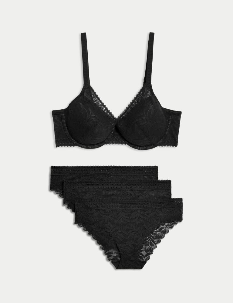 Flexifit™ Lace Wired Full Cup Bra Set 2 of 6