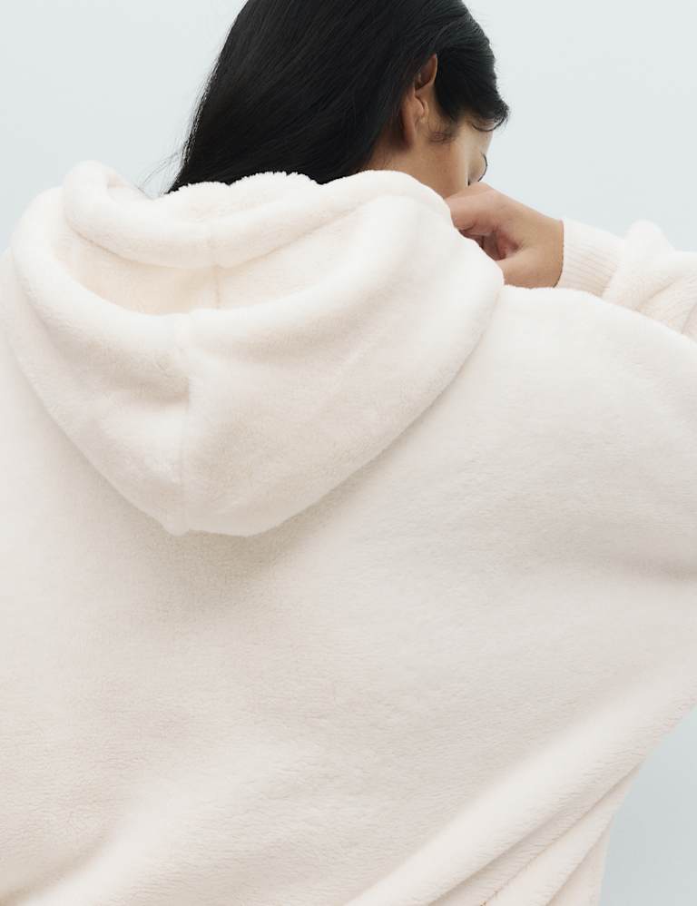 Fur Fleece Lounge Hoodie Set 4 of 6