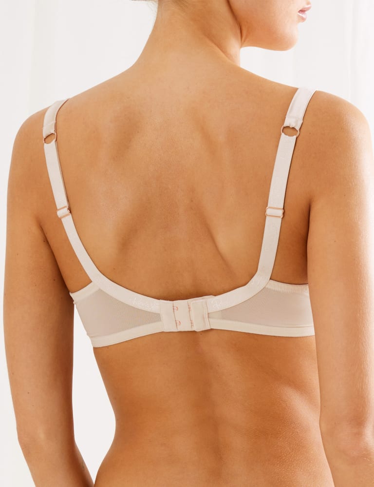 Silk & Lace Underwired Set with Full Cup Bra A-E 4 of 6