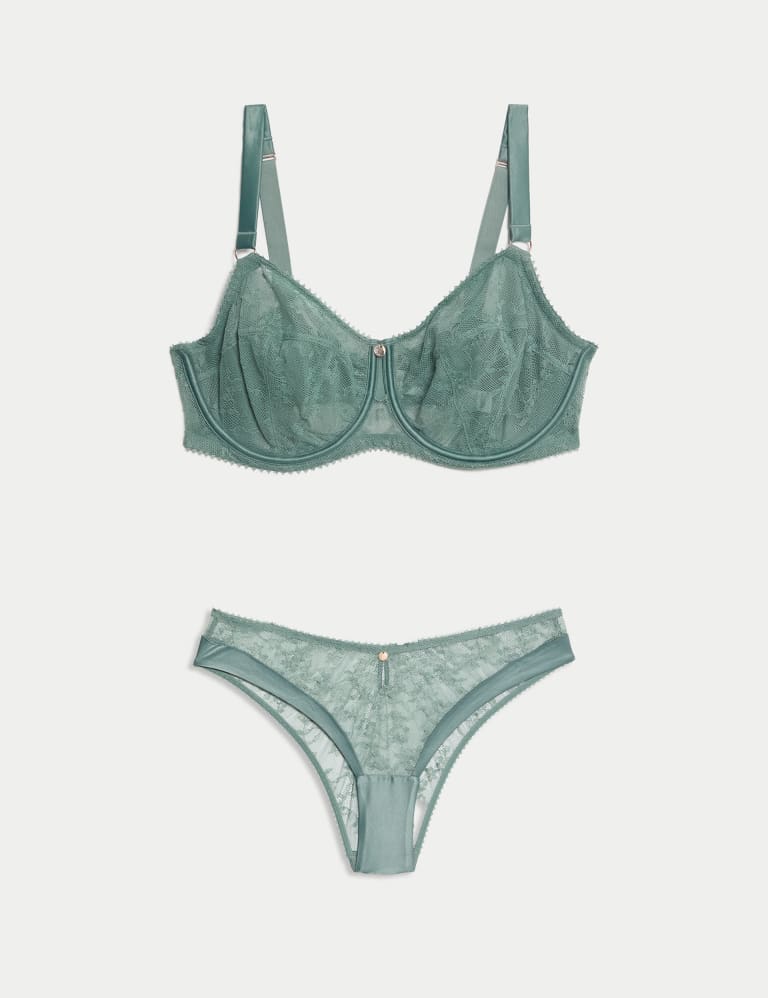 Rosa Lace Wired Balcony Bra Set F-H 2 of 6