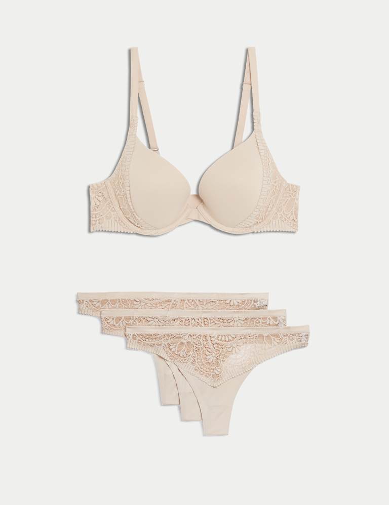 Body Soft™ Wired Plunge T-Shirt Bra Set A-E 2 of 6