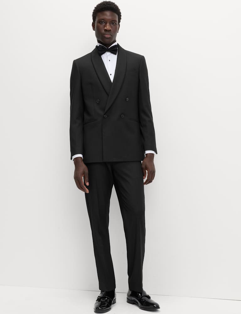 Regular Fit Sharkskin Suit 5 of 6