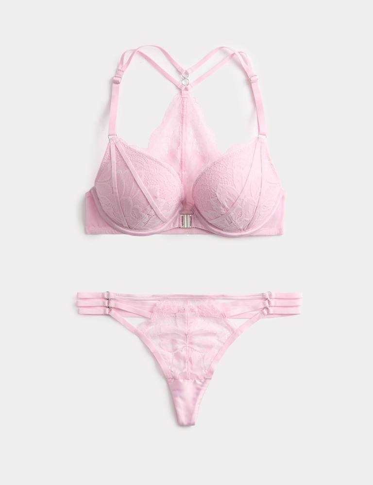 Lindy Lace Wired Push-Up Plunge Bra Set A-E 2 of 6