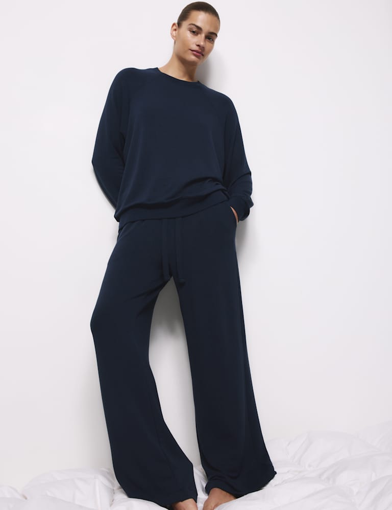 Cuffed Long Sleeve Pyjama Set 6 of 6