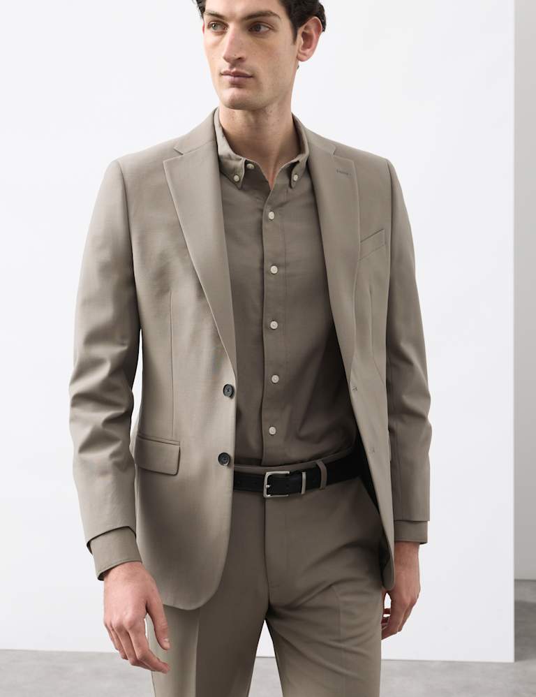 2 Piece Tailored Fit Performance Suit 1 of 6