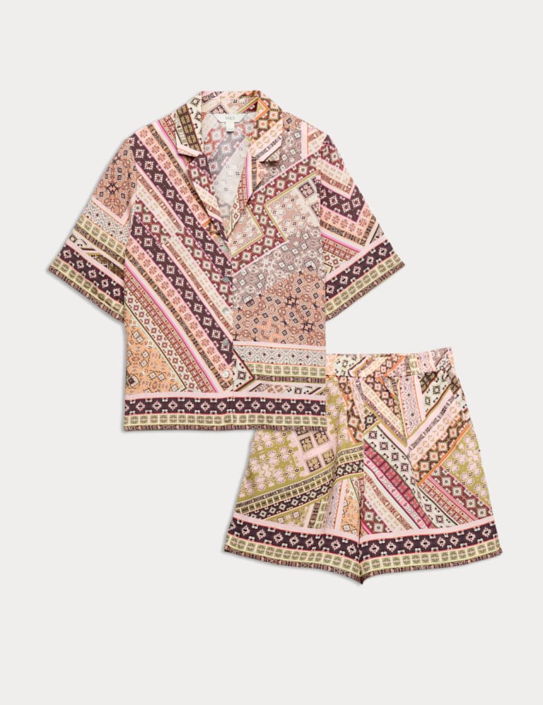 Printed Shirt & Shorts Set 2 of 6