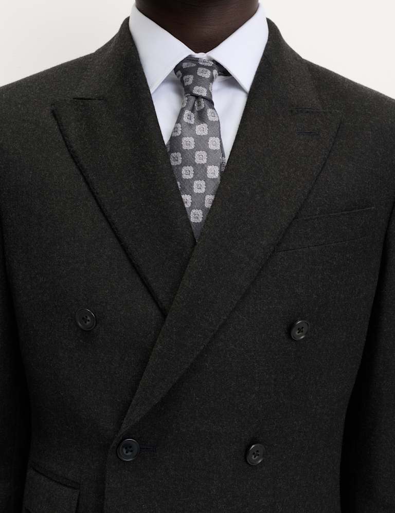 2 Piece Regular Fit Pure Wool Flannel Suit 6 of 6
