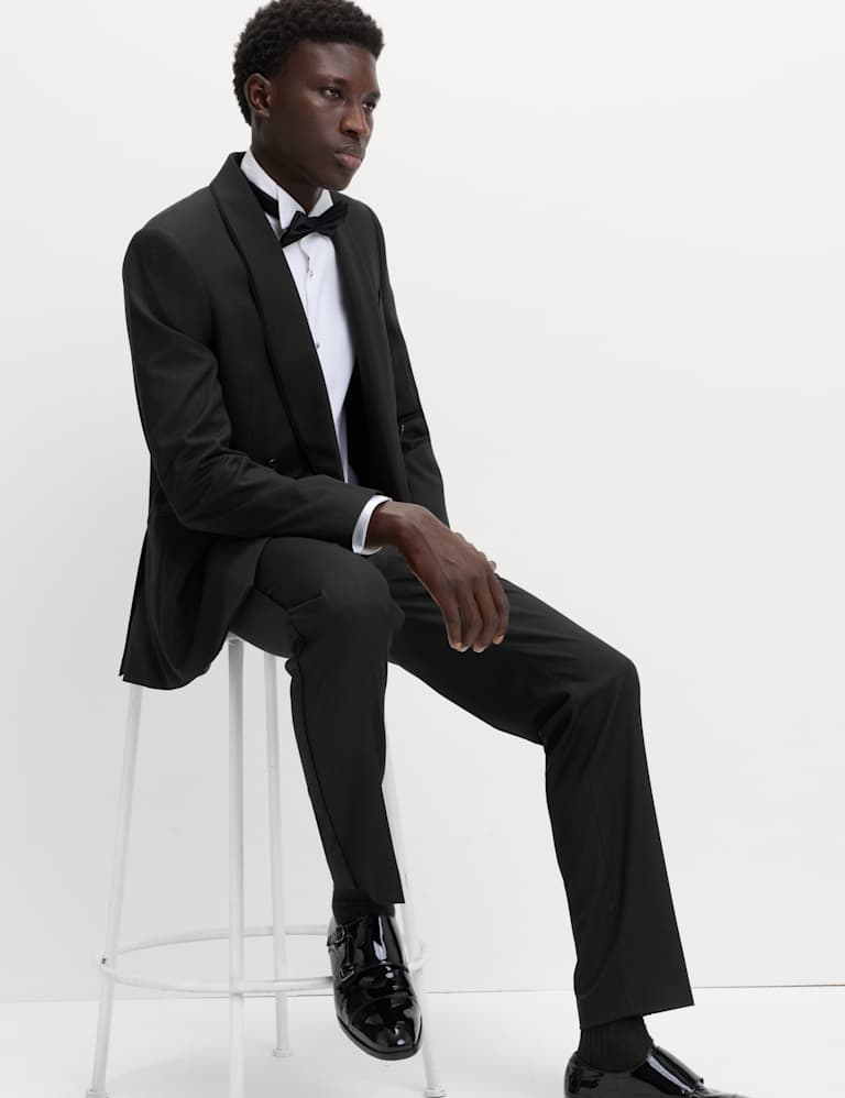 Tailored Fit Double Breasted Tuxedo Suit 4 of 6