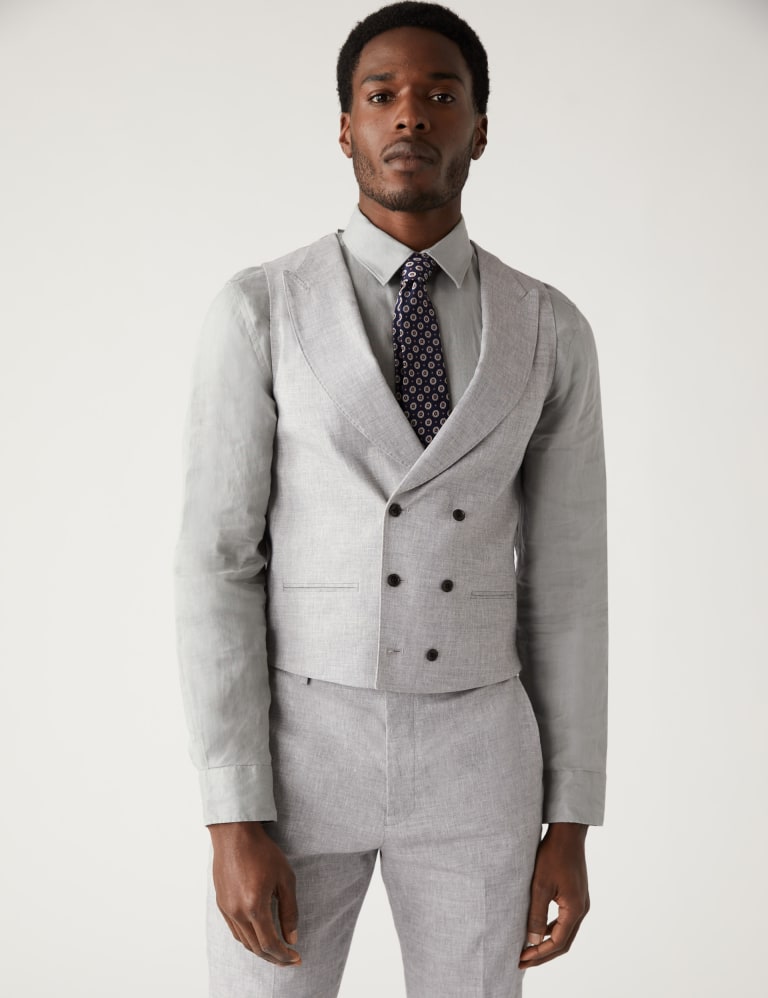 Tailored Fit Italian Linen Miracle Suit