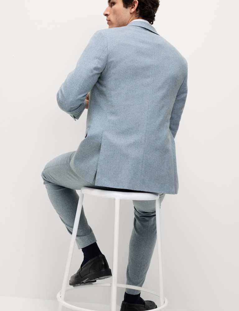 3 Piece Tailored Fit Wool Rich Tweed Suit 4 of 6