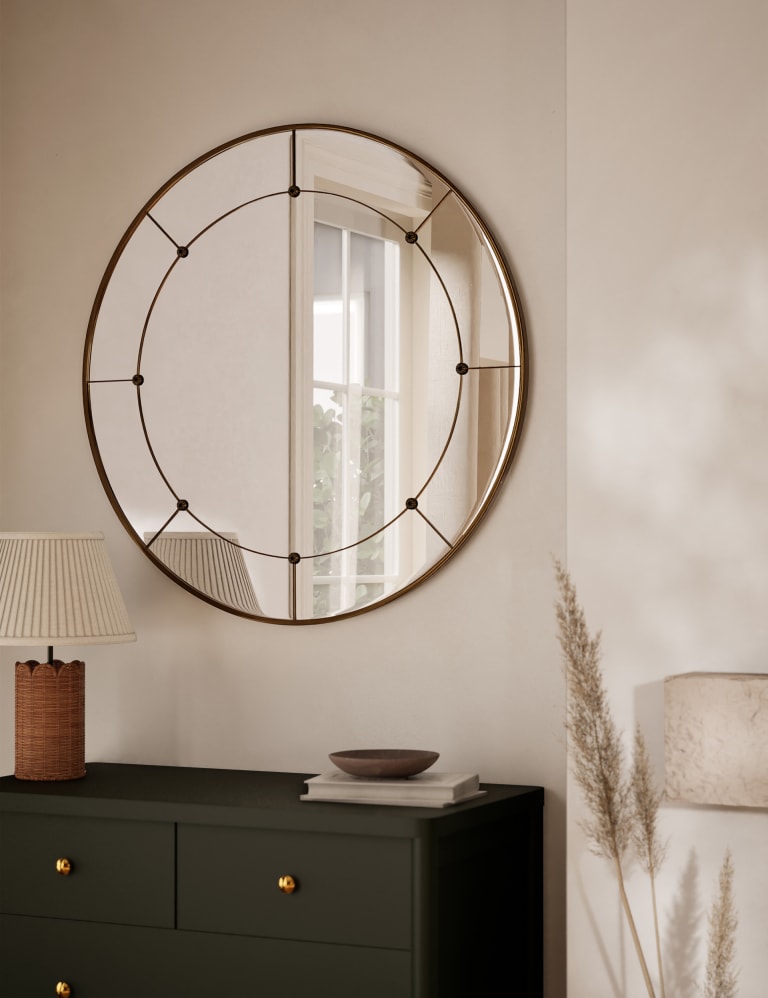 Eliza Round Hanging Mirror 1 of 5