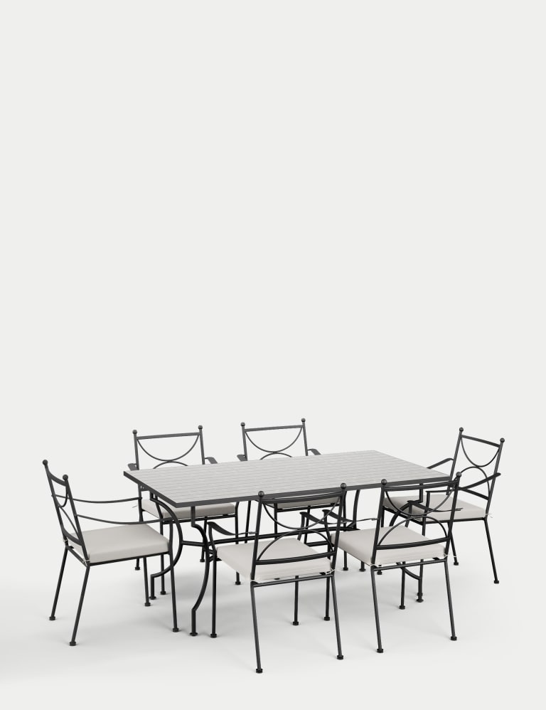 Pembroke 6 Seater Garden Dining Table Chairs M S Collection M S