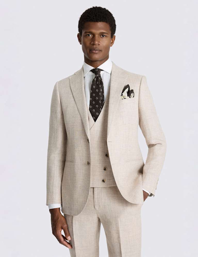 Slim Fit Pure Linen Suit 1 of 6