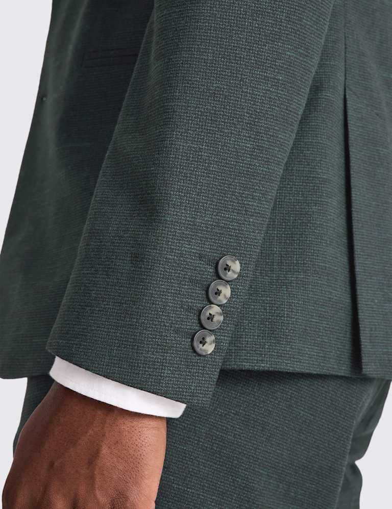 3 Piece Slim Fit Puppytooth Suit 6 of 7