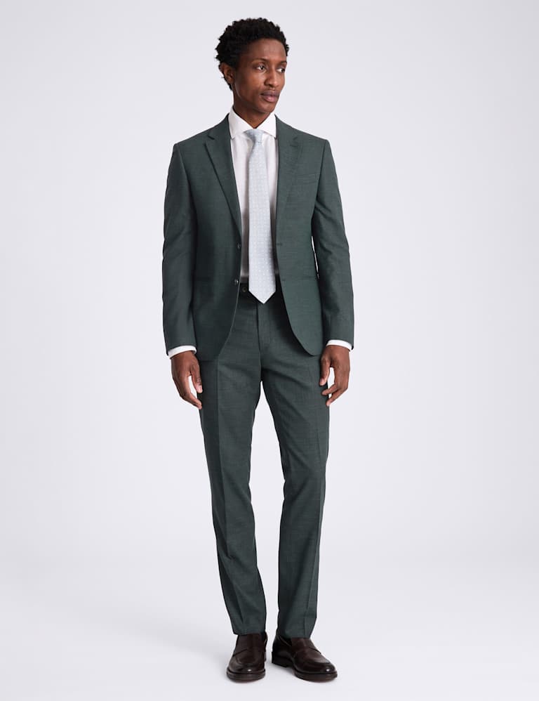 3 Piece Slim Fit Puppytooth Suit 7 of 7