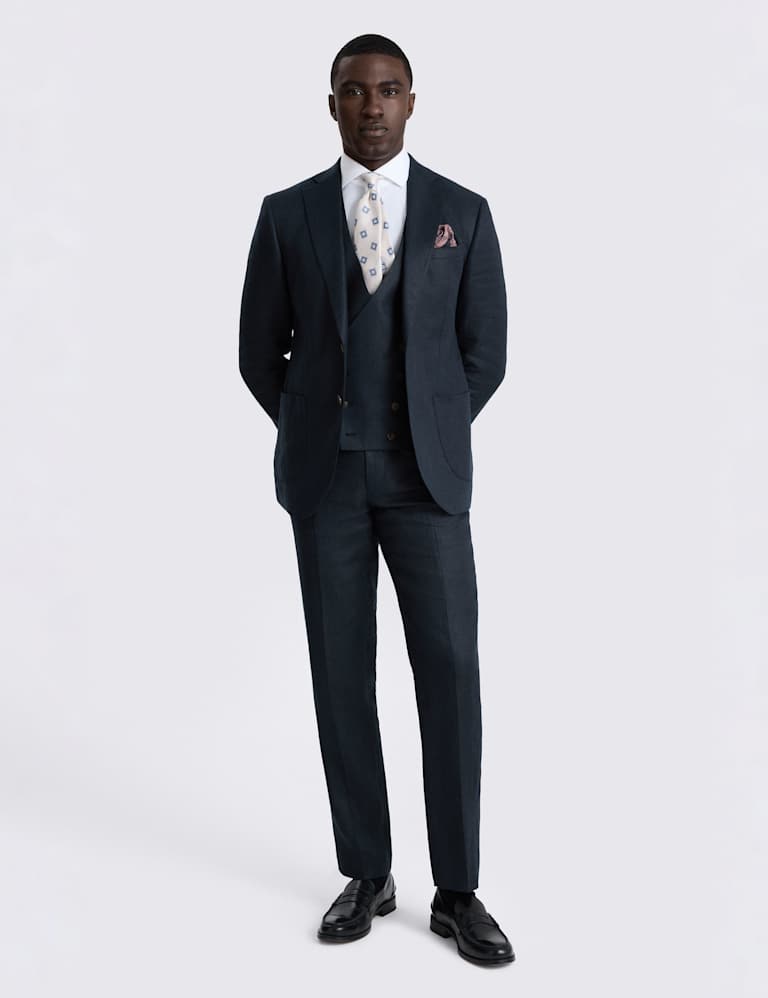 Slim Fit Pure Linen Twill Suit 2 of 7