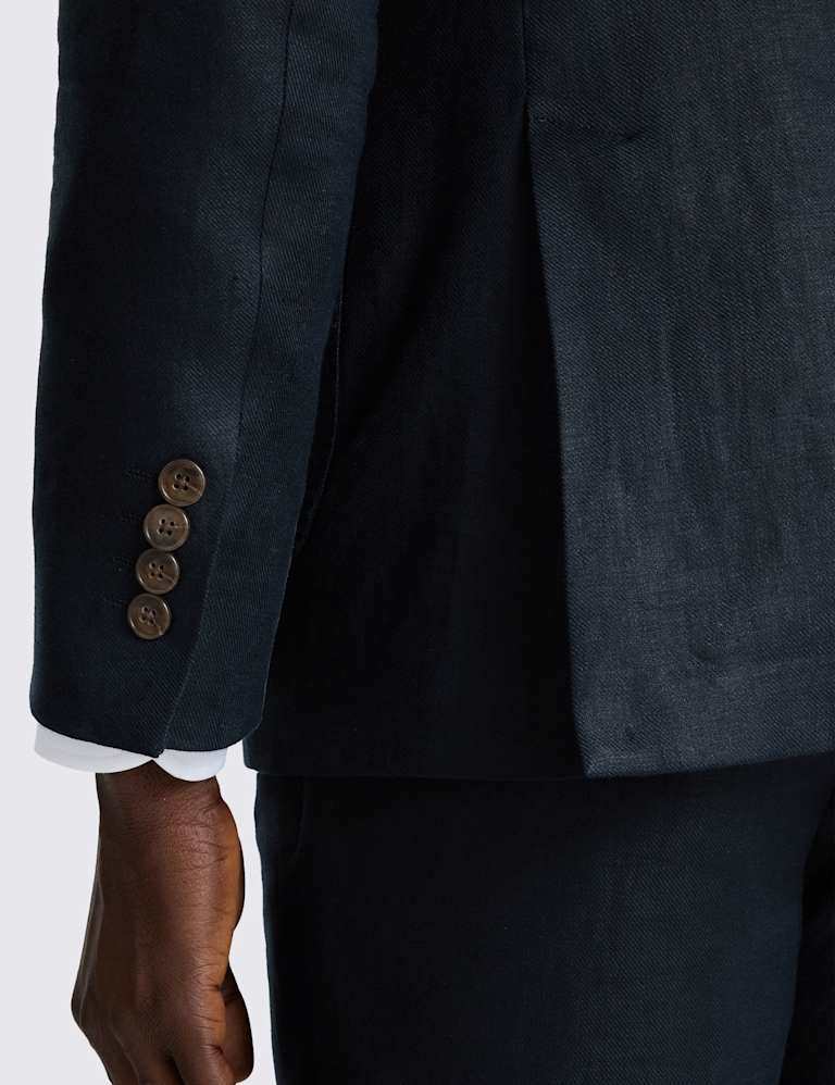 Slim Fit Pure Linen Twill Suit 7 of 7