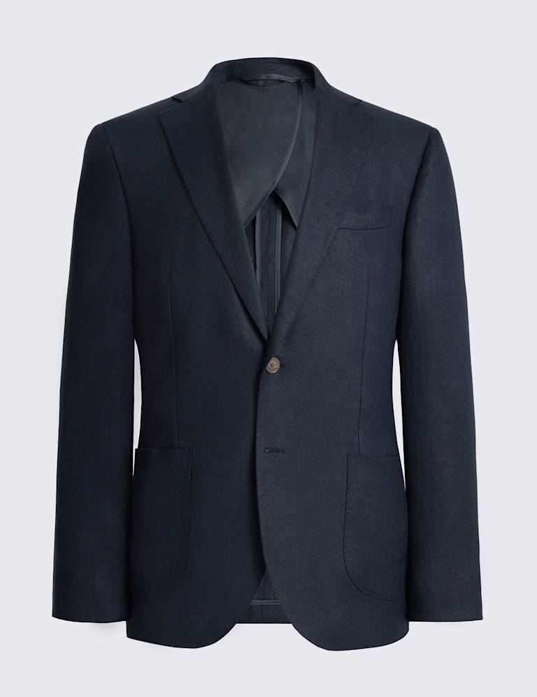 Slim Fit Pure Linen Twill Suit 1 of 7