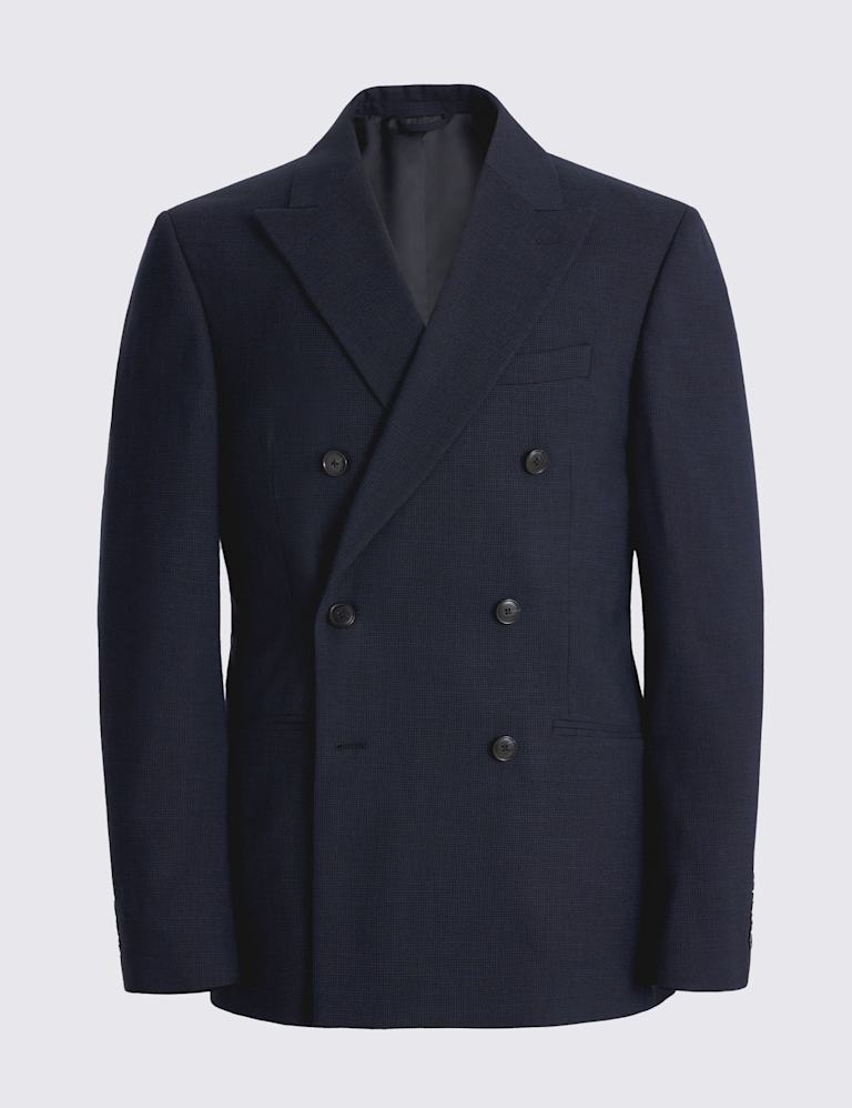 2 Piece Slim Fit Puppytooth Double Breasted Suits 1 of 5