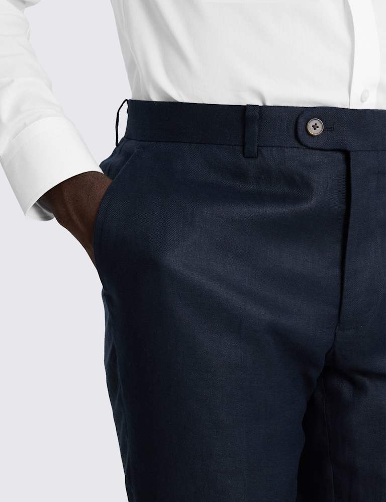 Slim Fit Pure Linen Twill Suit 3 of 7