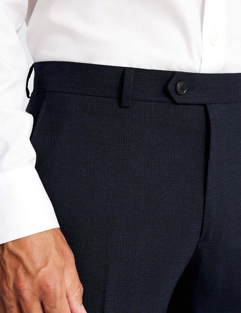 2 Piece Slim Fit Puppytooth Double Breasted Suits 2 of 5