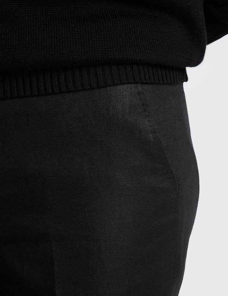 Tailored Fit Pure Linen Twill Suit 4 of 5