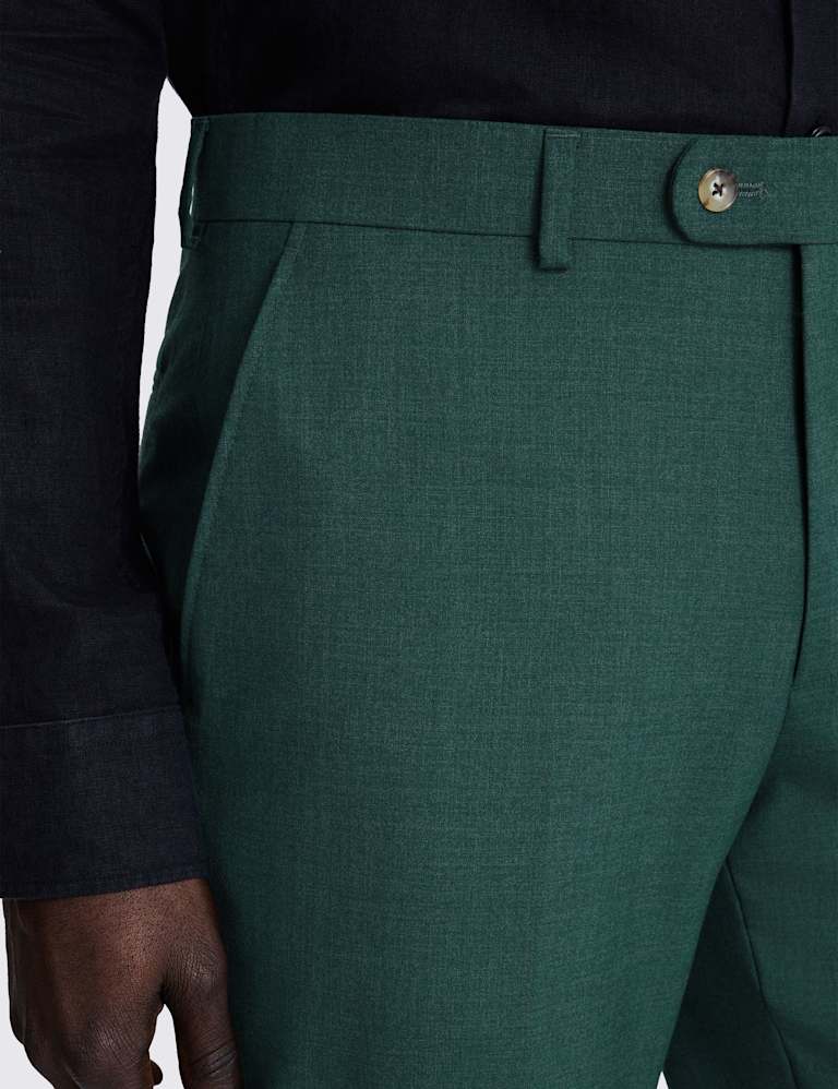 2 Piece Slim Fit Wool Blend Double Breasted Suit 1 of 4