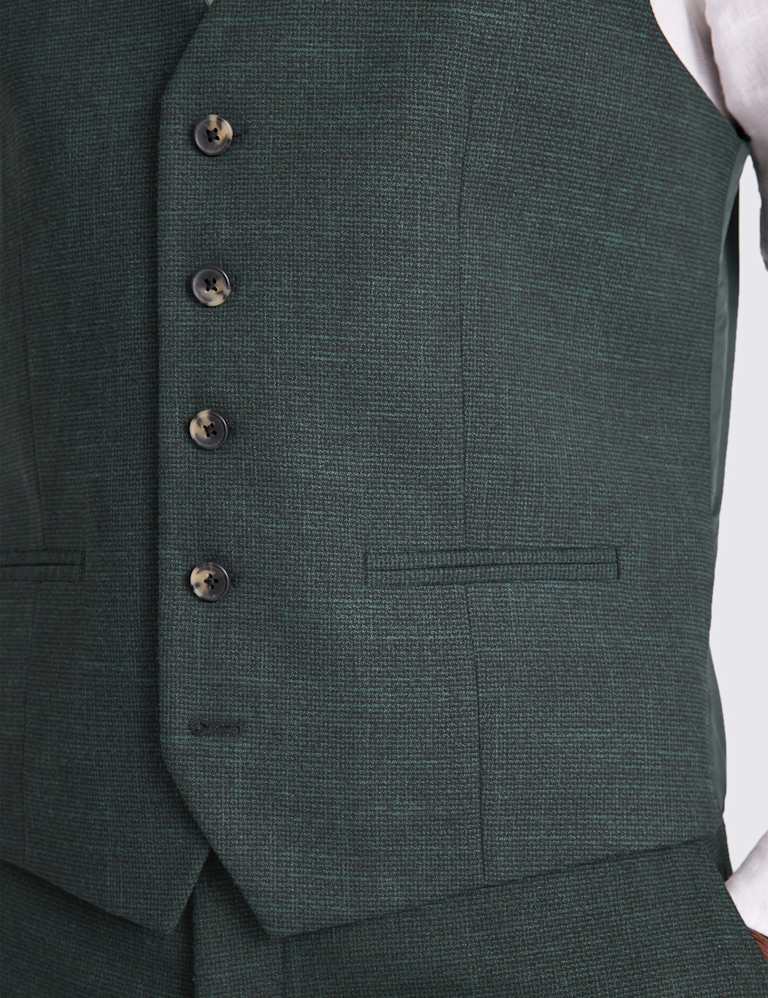 3 Piece Slim Fit Puppytooth Suit 5 of 7