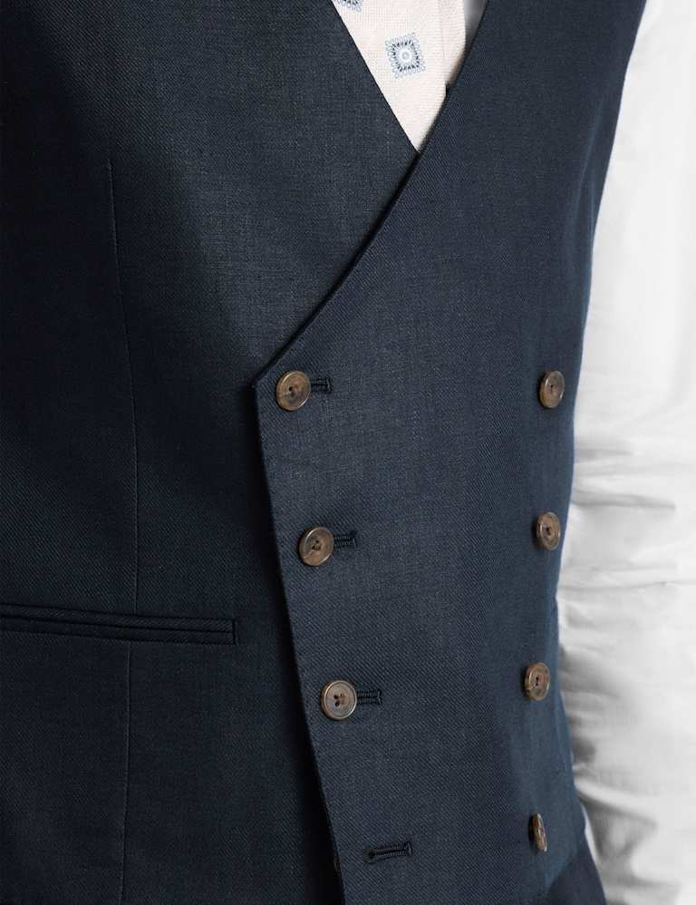 Slim Fit Pure Linen Twill Suit 4 of 7