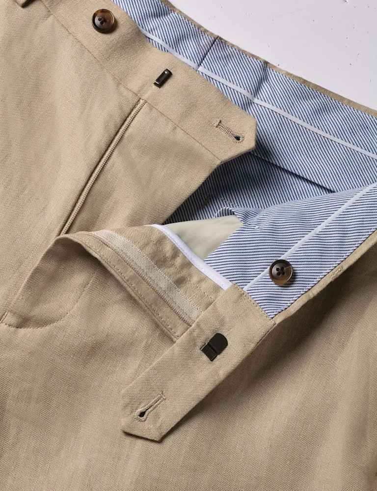 Slim Fit Pure Linen Suit 3 of 4