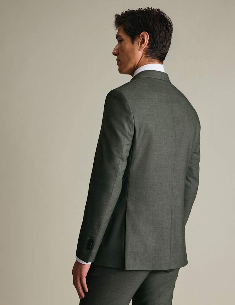 Slim Fit Pure Wool Double Breasted Suit 3 of 4